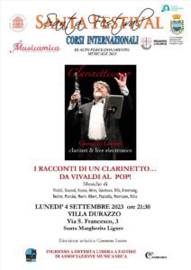 I racconti di un clarinetto-Giovanni Lanzini-4 settembre 2023-Santa Margherita