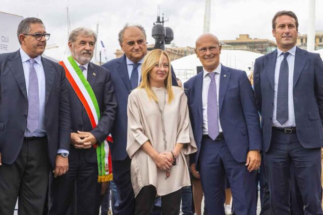 Giorgia Meloni al Nautico: Sono venuta a colmare una lacuna di 37 anni