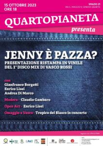 A Genova Quarto l'evento "Jenny è pazza?"