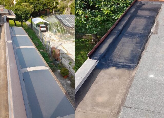 Recco, lavori al tetto della scuola d'infanzia di San Rocco Recco, lavori al tetto della scuola d'infanzia di San Rocco