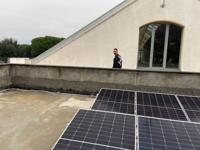 Albenga impianto fotovoltaico per fornire energia al Salone dei fiori