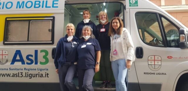 Ripartite oggi da Camogli il servizio itinerante per i prelievi ematochimici