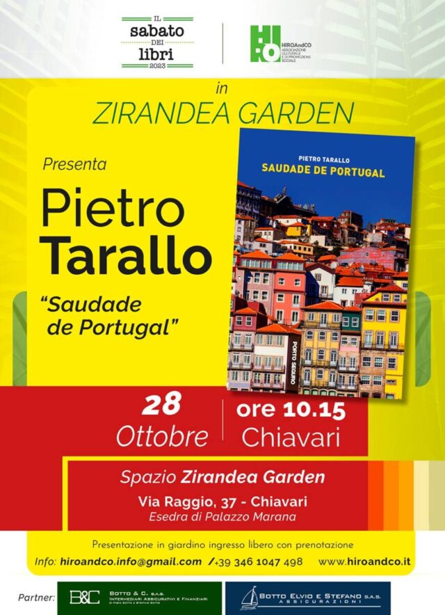 Chiavari, il Sabato dei libri: Saudade de Portugal
