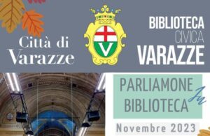 Varazze, Parliamone in Biblioteca: la rassegna letteraria Varazze Parliamone in Biblioteca”