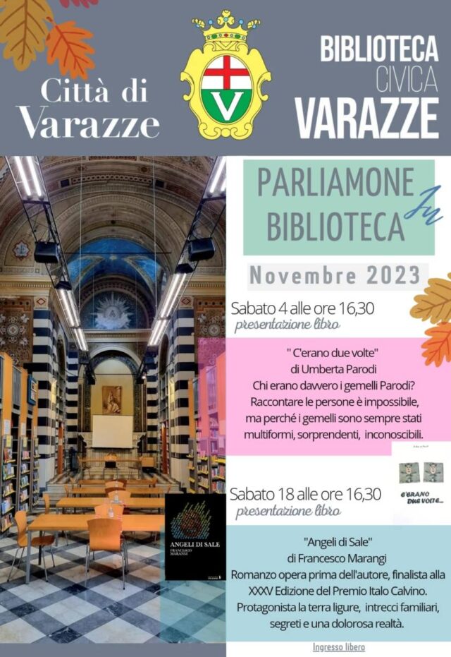 Varazze Parliamone in Biblioteca”