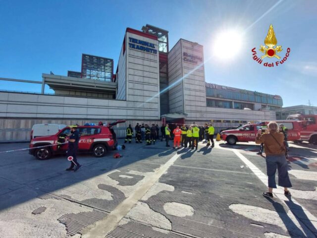 Intossicati incendio Terminal Traghetti: la situazione dei pazienti