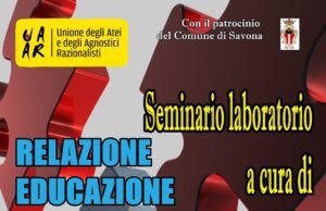 2023 l’UAAR partecipa alle iniziative coordinate dal Comune di Savona 2023 l'UAAR partecipa alle iniziative coordinate dal Comune di Savona