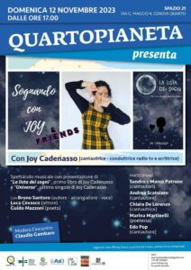 Sognando con Joy & Friends-Locandina 12 novembre 2023