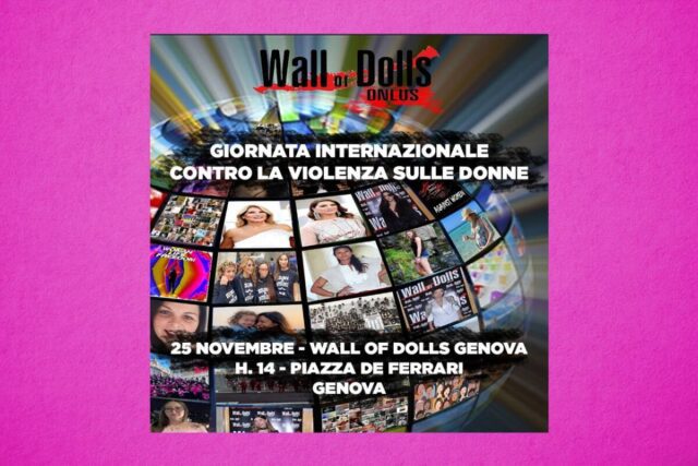 Wall of Dolls e la “La Bellezza della Rinascita” Wall of Dolls 25 novembre 2023-Immagine per conferenza stampa