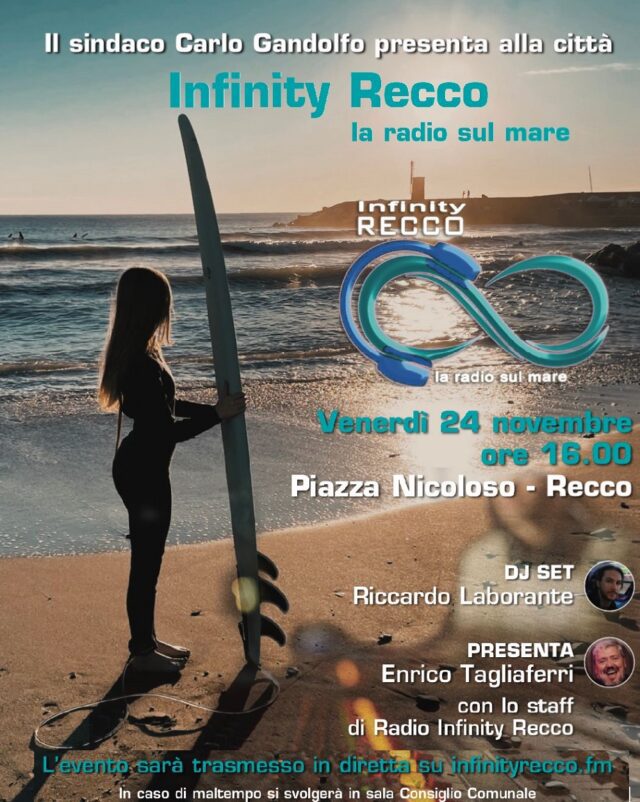 Infinity Recco. La Radio sul Mare rianima l'onda radiofonica locale
