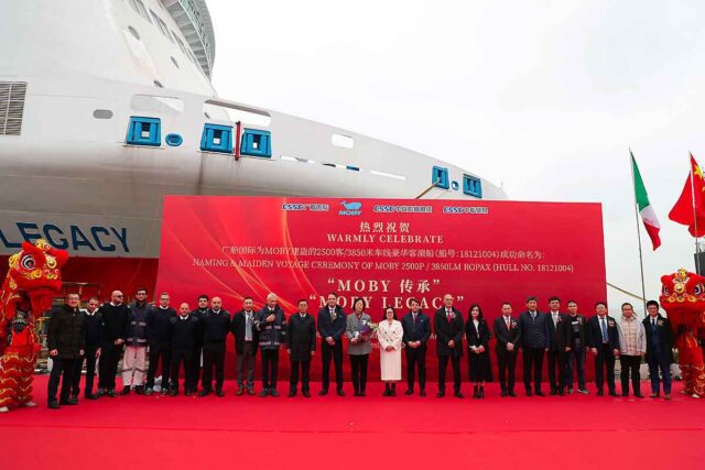 La Moby Legacy è partita da Guangzhou in direzione Livorno La Moby Legacy è partita da Guangzhou in direzione Livorno