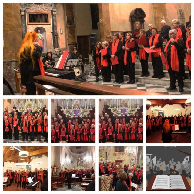 Successo per il Coro Unitre di Albenga in Santa Maria in Fontibus