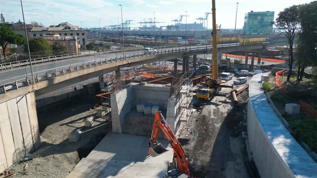 Nuovo-viadotto-Pra-apertura-rampa-accesso-Novembre-2023 Pra’, questa notte il varo della rampa del nuovo viadotto portuale