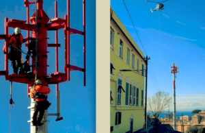 Cominciati lavori di smontaggio antenna 5G a Sampierdarena