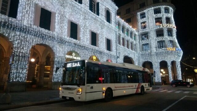 Amt Genova, servizio bus e metro per le festività natalizie