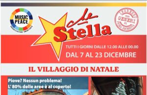Al via fino al 23 il Villaggio di Natale, mercatino a tanto altro da Music For Peace