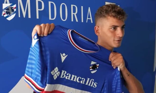 Sampdoria, tegola Esposito: stop di un mese per infortunio