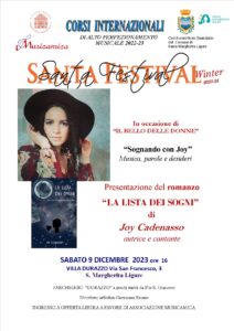 Sognando con Joy-Locandina 9 dicembre 2023