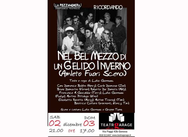 Un Amleto invernale al teatro Garage