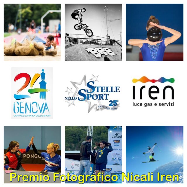Ritorna l'appuntamento con il 12° Premio Fotografico Nicali-Iren promosso da Stelle nello Sport per ricordare il Presidente del Coni Genova 