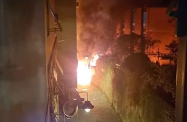 Incendio scooter in Stradone Sant’Agostino: due arresti