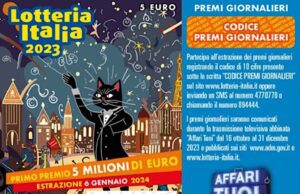 Lotteria Italia, ecco i biglietti vincenti di terza categoria Lotteria Italia, ecco i biglietti vincenti di terza categoria