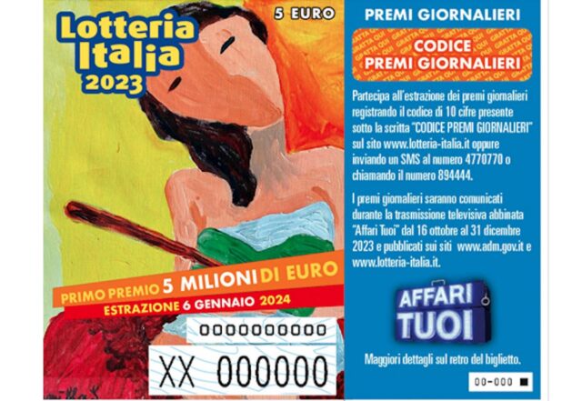 Lotteria Italia 2023, i vincitori di prima categoria
