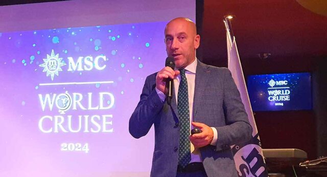 Al via oggi da Genova il World Cruise 2024 con MSC Poesia