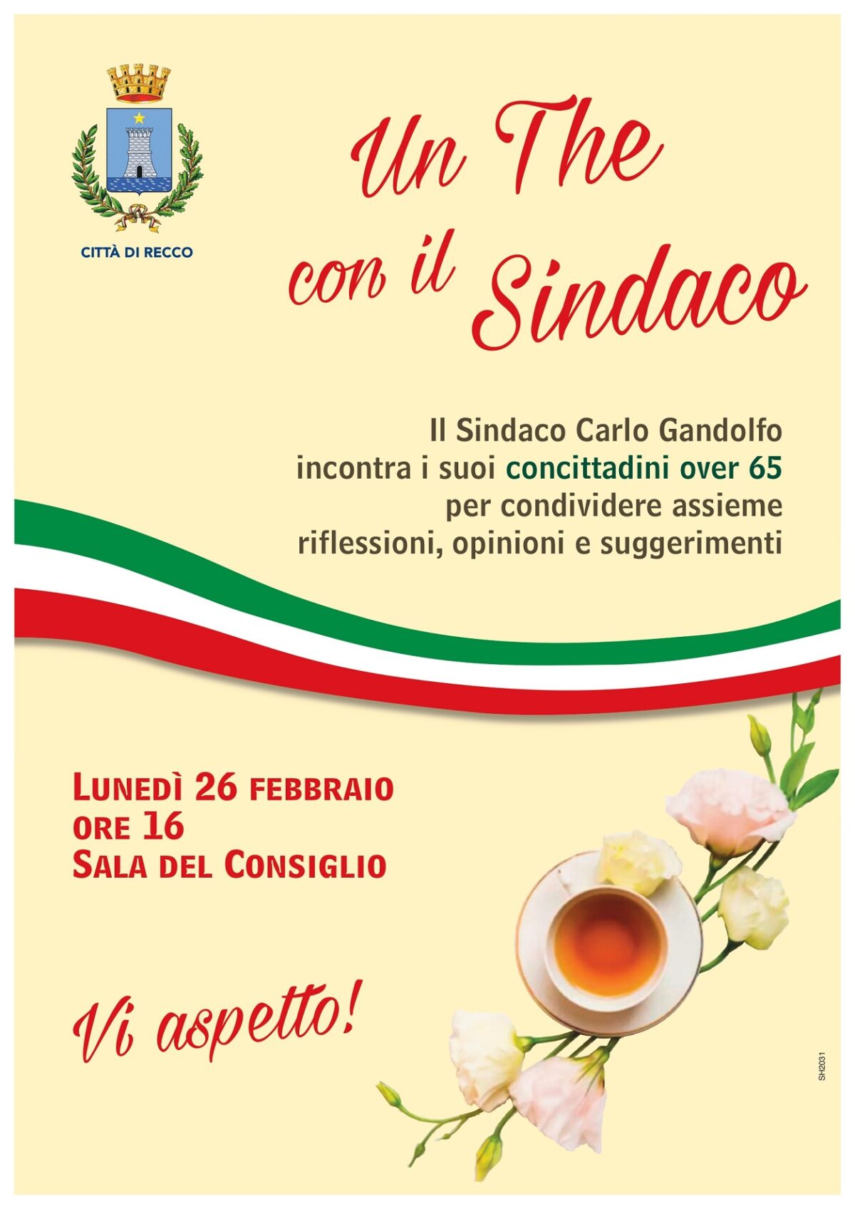 Recco, ritorna il The con il sindaco, con dolcetti e due discorsi