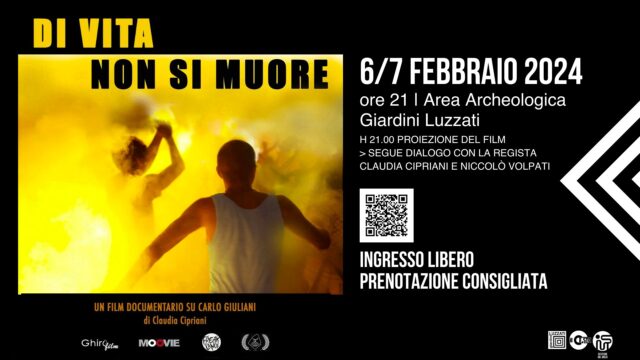 “Di vita non si muore” domani e mercoledì ai Luzzati il docufilm su Carlo Giuliani “Di vita non si muore” domani e mercoledì ai Luzzati il docufilm su Carlo Giuliani