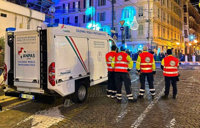 L’assistenza dei volontari Anpas Liguria al Festival di Sanremo 2024