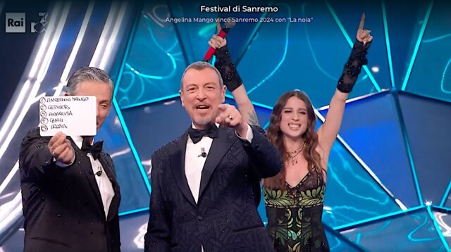 Angelina Mango vince Sanremo 2024 con il 40,3% delle preferenze