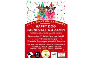 Happy Dog – Carnevale a quattro zampe domenica a Villetta Di Negro Happy Dog - Carnevale a quattro zampe domenica a Villetta Di Negro