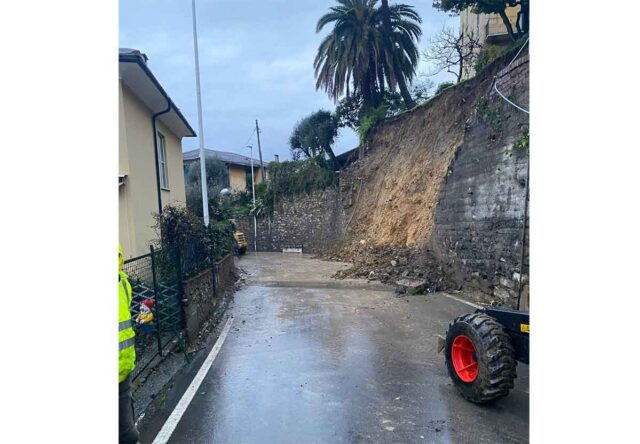 lavori-strada-pieve-ligure-via-roma Frana Pieve Ligure, strada verso riapertura