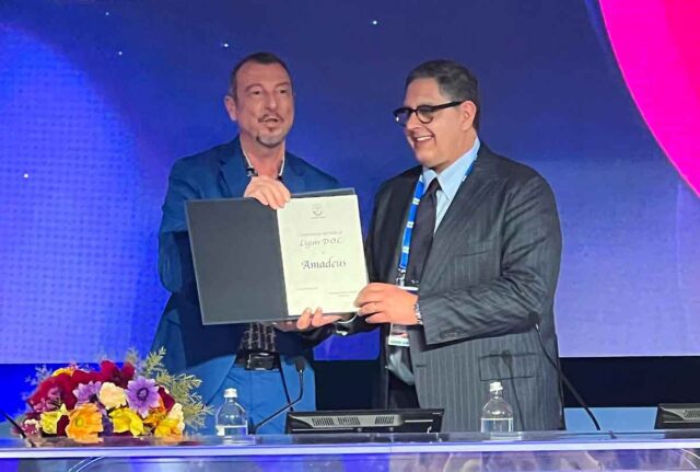 Sanremo, Toti nomina Amadeus Ligure Doc Sanremo, Toti nomina Amadeus Ligure Doc