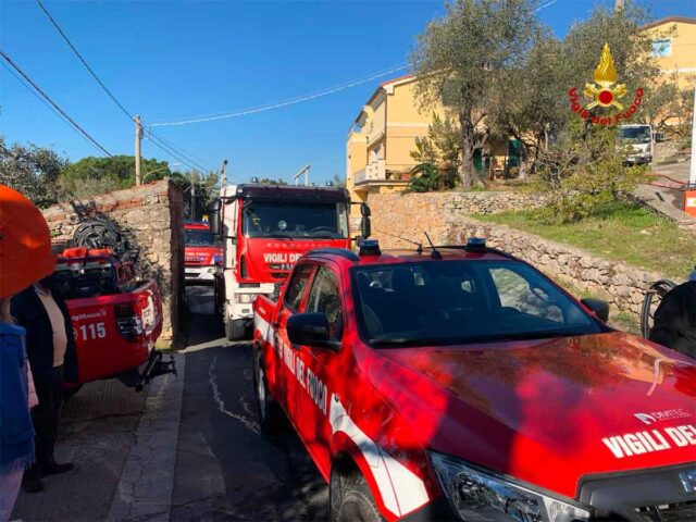 Bellavista, a fuoco abitazione: fiamme spente dai VVF