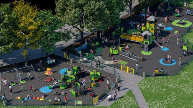 Recco, un 'area giochi inclusiva in Lungomare Bettolo