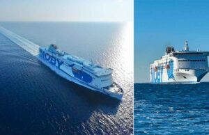 Moby, i due traghetti più grandi in linea insieme tra Livorno e Olbia Moby, i due traghetti più grandi in linea insieme tra Livorno ed Olbia