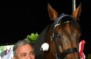 Tripletta di Pietro Gubellini all’ Ippodromo di Villanova d’Albenga