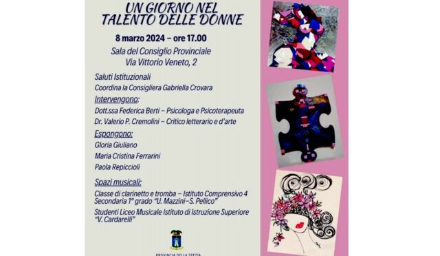 La Spezia, Nel talento delle donne La Spezia, Nel talento delle donne