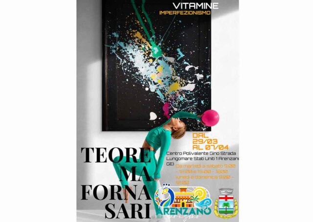 Teorema Fornasari porta l'arte a Arenzano per una Pasqua all'insegna dei colori Teorema Fornasari porta l'arte a Arenzano per una Pasqua all'insegna dei colori