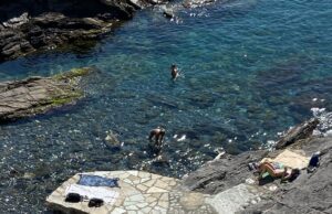 Recco, scogliera di Mulinetti: proseguono i lavori di ripristino Recco, scogliera di Mulinetti: proseguono i lavori del restyling