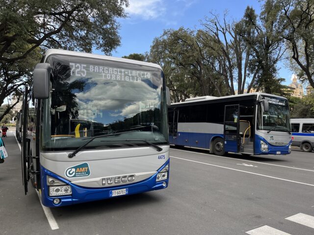Genova Rap in Piazza, Amt: brevi cambi di percorso servizio bus