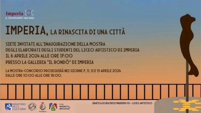 La mostra ad Imperia, la rinascita di una città Sabato 6 Aprile 2024 alle ore 17, alla Civica Galleria d’arte