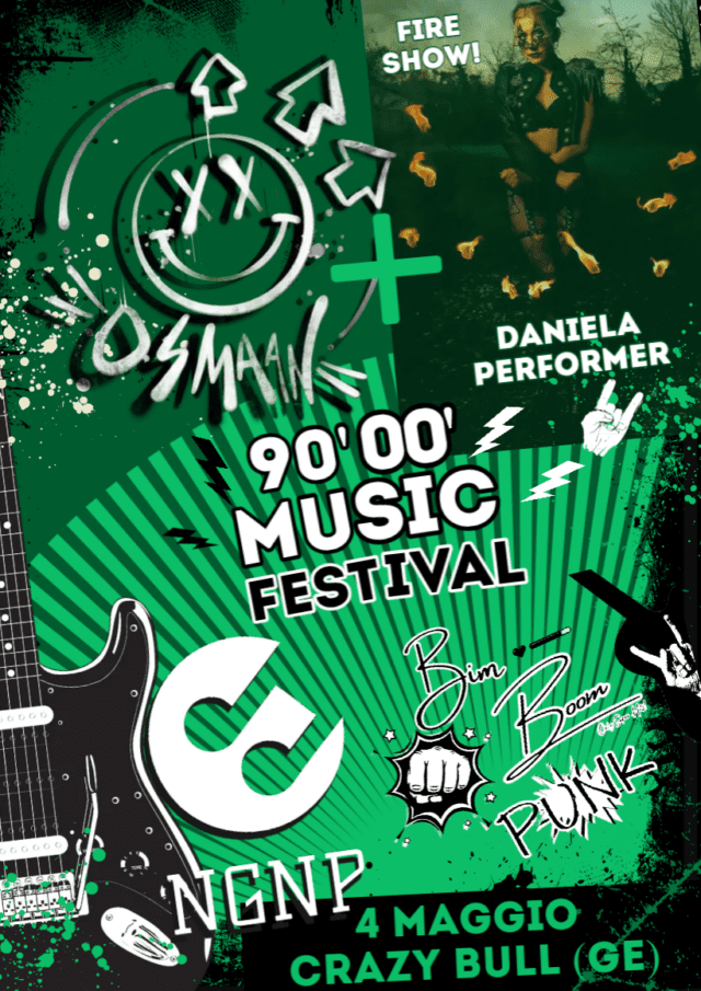Sabato 4 maggio Music Festival ‘902000 al Crazy Bull Sabato 4 maggio Music Festival ‘902000 al Crazy Bull