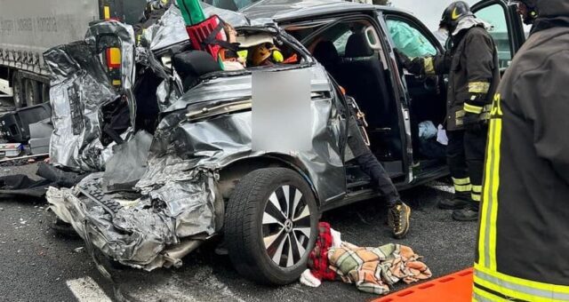 a10 vigili fuoco incidente