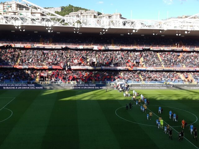 Genoa-Lazio 0-1, le Aquile rovinano il compleanno al Grifone