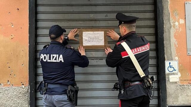 polizia carabinieri bar certosa