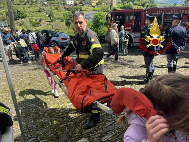 I vigili del fuoco partecipano a Latte in festa