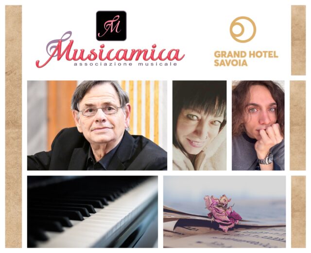 A Genova un concerto per pianoforte Franco Trabucco, Romina Vigne e Sebastiano Giosuè Stagnaro